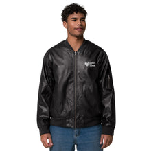 Load image into Gallery viewer, Leather Bomber Jacket