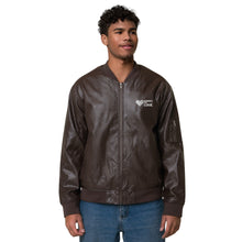 Load image into Gallery viewer, Leather Bomber Jacket