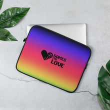 Load image into Gallery viewer, GFL Heart Aurora Laptop Sleeve