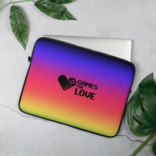 Load image into Gallery viewer, GFL Heart Aurora Laptop Sleeve
