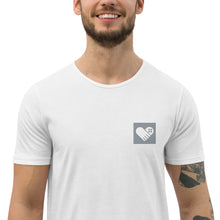 Load image into Gallery viewer, Curved Hem T-Shirt For Love
