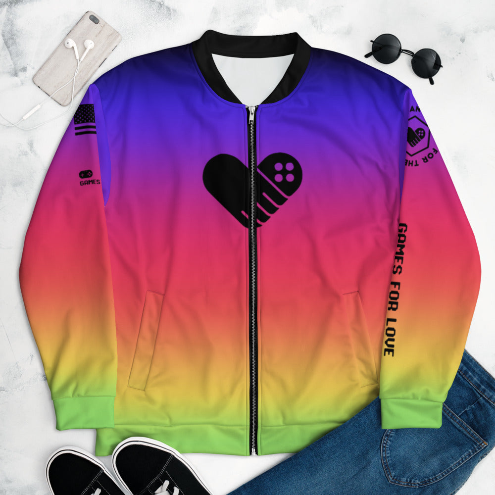 Limited Edition Aurora Minimalist Bomber Jacket (Unisex)