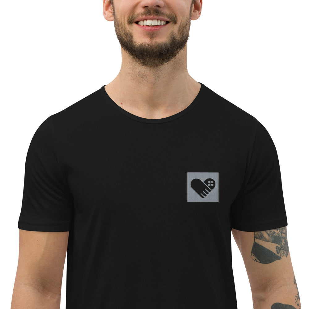 Curved Hem T-Shirt For Love